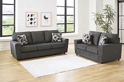  																			Cascilla Slate Living Room Set - 2 ...
																		 