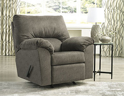  																			Norlou Flannel Rocker Recliner
																		 