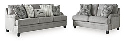  																			Davinca Charcoal Living Room Set - ...
																		 