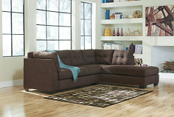  																			Maier Walnut Sectional - 2 Pc.
																		 