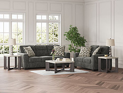  																			Lonoke Gunmetal Living Room Set - 2...
																		 