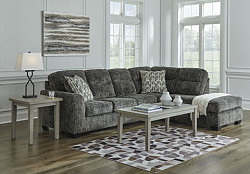  																			Lonoke Gunmetal Sectional - 2 Pc.
																		 