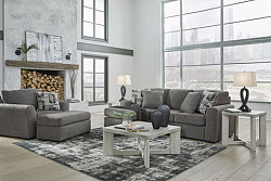  																			Gardiner Pewter Living Room Set - 3...
																		 