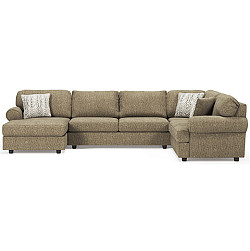  																			Hoylake Chocolate Sectional - 3 Pc.
																		 