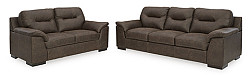  																			Maderla Walnut Living Room Set - 2 ...
																		 
