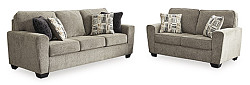  																			Mccluer Mocha Living Room Set - 2 P...
																		 