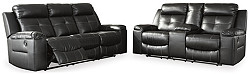  																			Kempten Black Recl. Living Room Set...
																		 