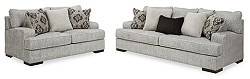  																			Mercado Pewter Living Room Set - 2 ...
																		 
