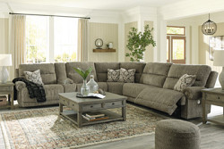  																			Lubec Taupe Sectional - 6 Pc.
																		 