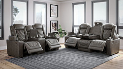  																			Hyllmont Gray Pwr Recl Living Room ...
																		 