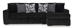  																			Midnight-Madness Onyx Sectional - 2...
																		 