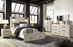  																			Cambeck Qn Bed Room Set - 7 Pc.
																		 