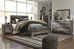  																			Derekson Qn. Bed Room Set - 7 Pc.
																		 