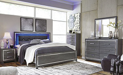  																			Lodanna King Bed w/Dresser & Chest ...
																		 