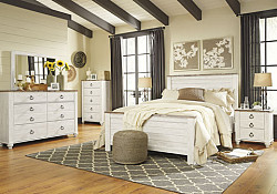  																			Willowton Queen Bed Room Set - 7 Pc...
																		 