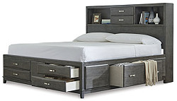  																			Caitbrook Gray King Bed w/Storage -...
																		 