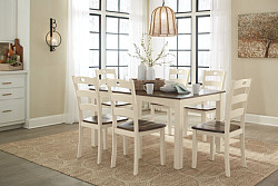  																			Woodanville Dinette Table Set - 7 P...
																		 