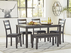  																			Bridson Dinette Table Set -  6 Pc.
																		 