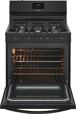  																			Frigidaire 5 Burner Black Gas Stove
																		 