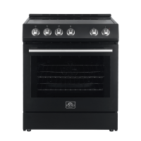Forno 30" Black Electric Stove
