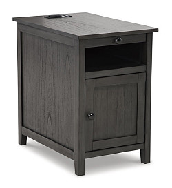  																			Treytown Gray Chair Side End Table
																		 